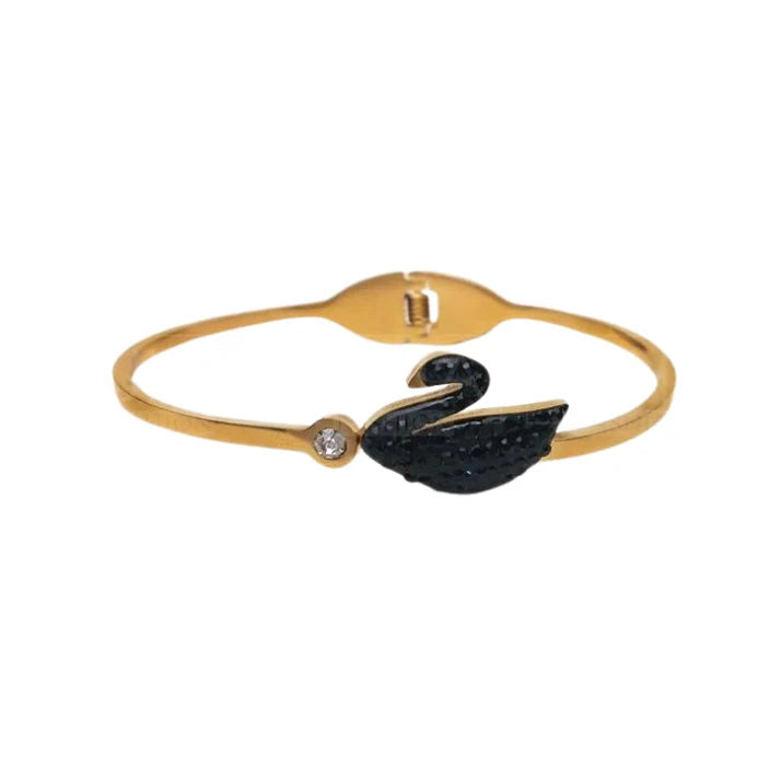 Single Swan Bracelet (Gold)