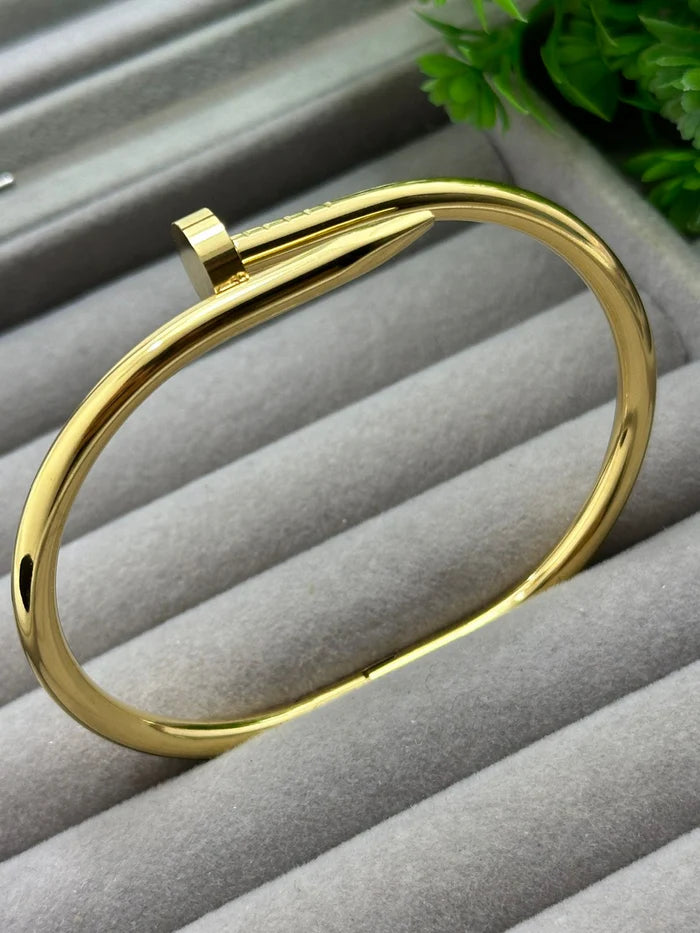 Golden Nail Bangle